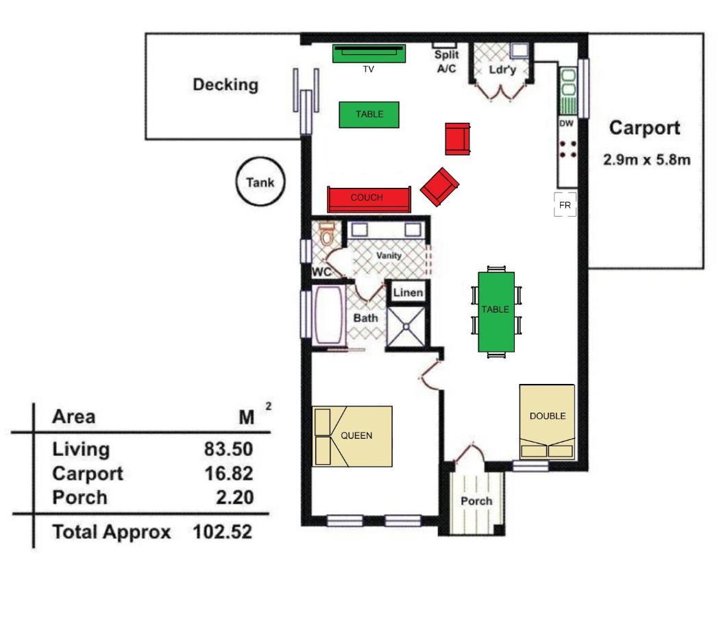 Mclaren Vale Studio Apartments Eksteriør bilde